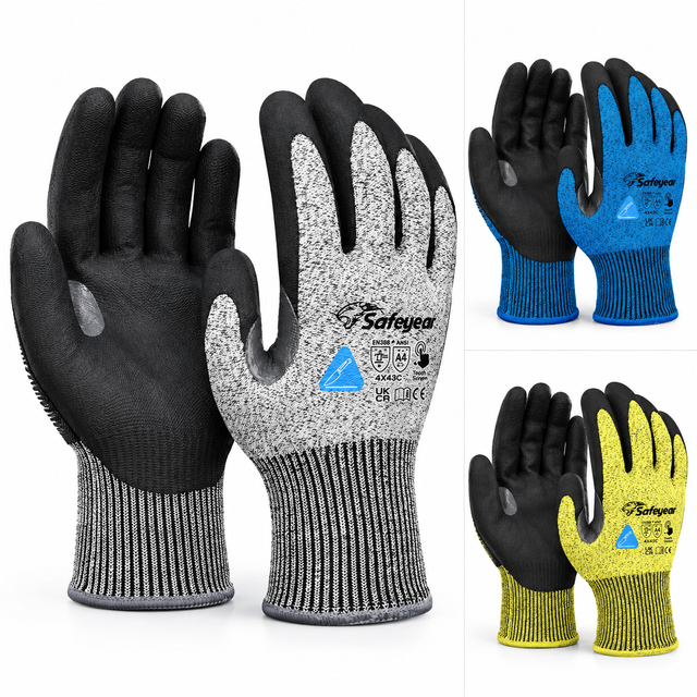 PD8045 Guantes de trabajo resistentes a cortes de alta destreza