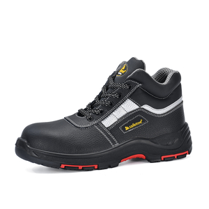 Zapatos de seguridad industrial premium con punta de acero y suela de goma/PU resistente al calor | M-8027PRST