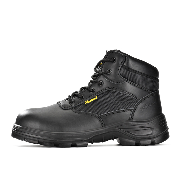 Botas de seguridad estilo táctico S3 con parte superior de cuero | M-8515 SafeCombat-M