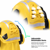 Casco de Seguridad con Pantalla Facial y Orejeras M-5017 Naranja