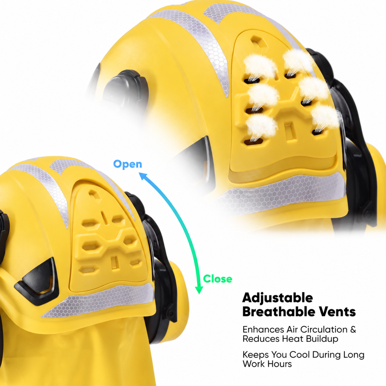 Casco de Seguridad con Pantalla Facial y Orejeras M-5017 Naranja