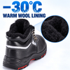 Botas de seguridad de invierno aisladas con forro de lana cálido | M-8027 Escudo de Hielo