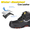 Zapatos de seguridad para construcción industrial con certificación Black Cow M-8520PRST SiteShield Max