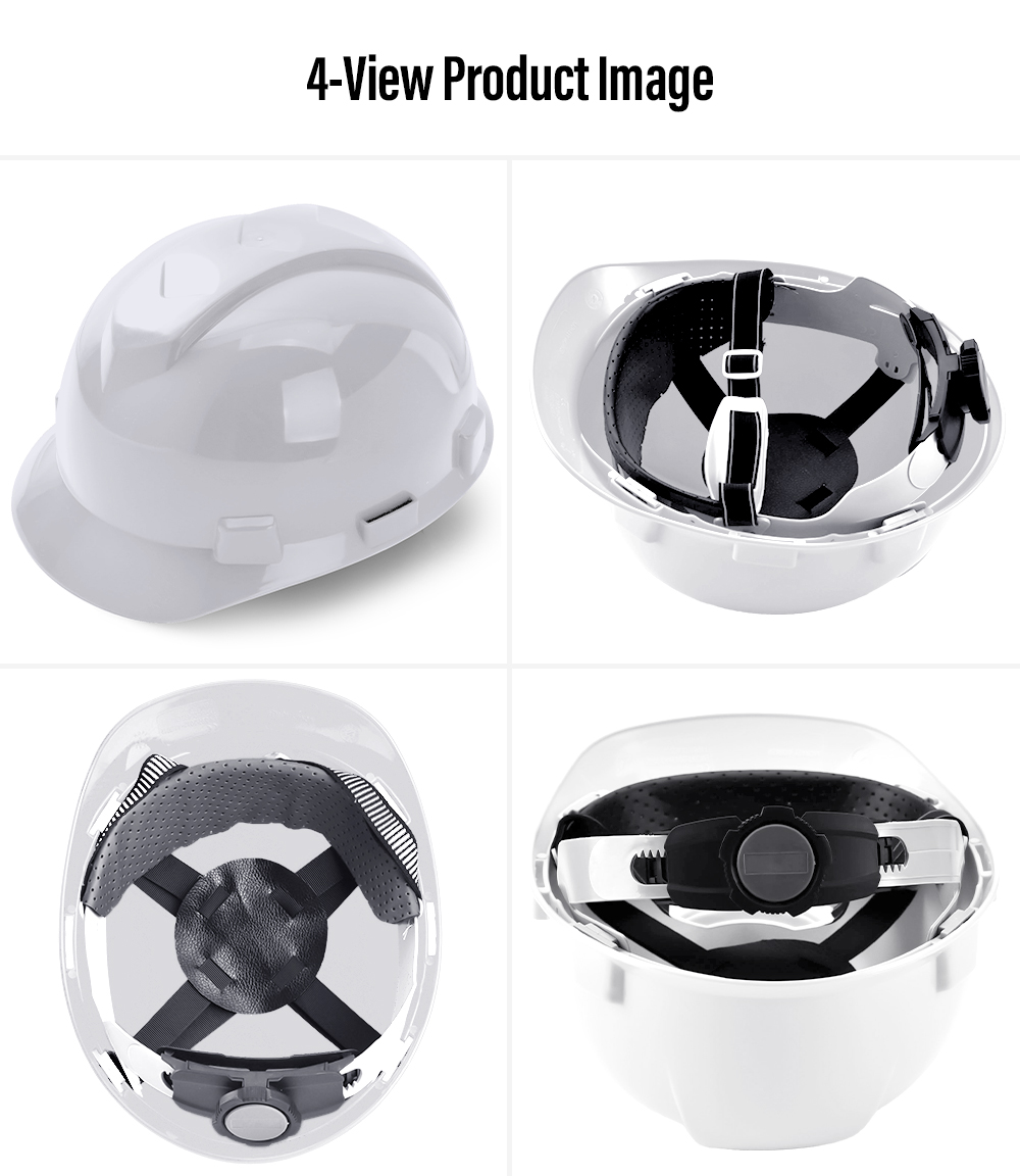 Casco de seguridad para construcción sin ventilación W-003