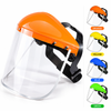 Protector facial industrial con visera transparente M-5002A1