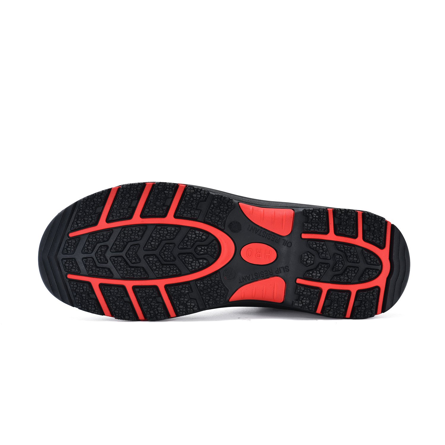 Zapatos de seguridad industrial premium con punta de acero y suela de goma/PU resistente al calor | M-8027PRST
