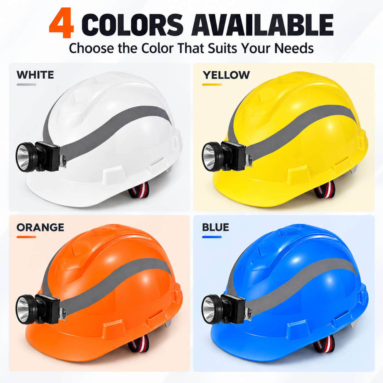 Casco de seguridad para servicios públicos subterráneos W-003L