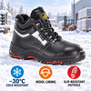 Botas de seguridad de invierno aisladas con forro de lana cálido | M-8027 Escudo de Hielo