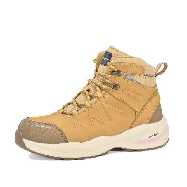 Botas de seguridad ultraligeras para mujer con puntera de aluminio y protección con placa de PE | M-8553W Pro