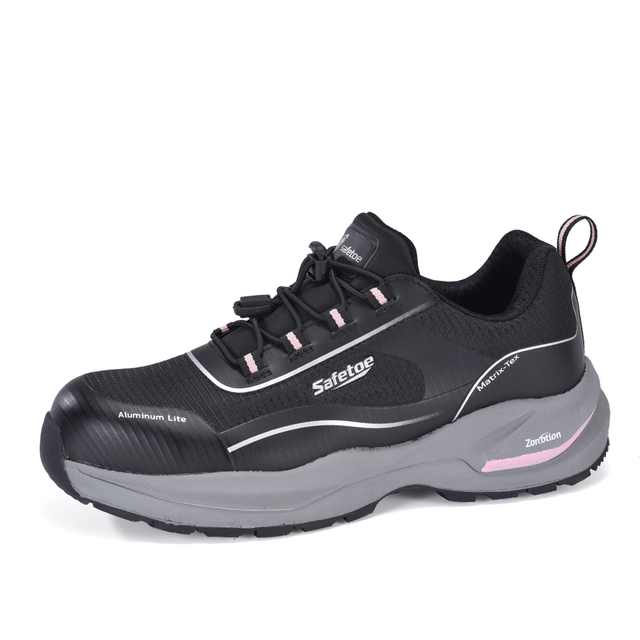 Zapatillas de seguridad ultraligeras para mujer con puntera de aluminio y protección de placa de PE | L-7613 