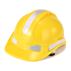 Casco de seguridad ventilado de alta visibilidad con tiras reflectantes