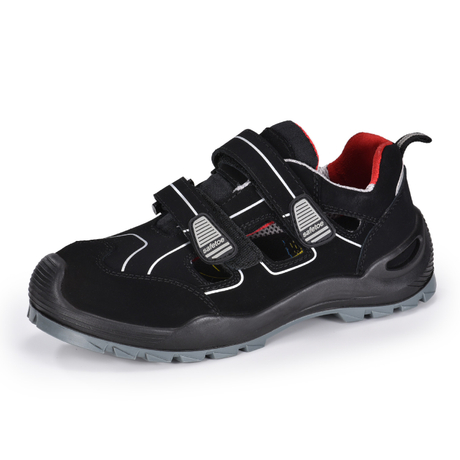 Summer transpirable metal sin dedo de seguridad de los pies compuestos zapatos L-7518