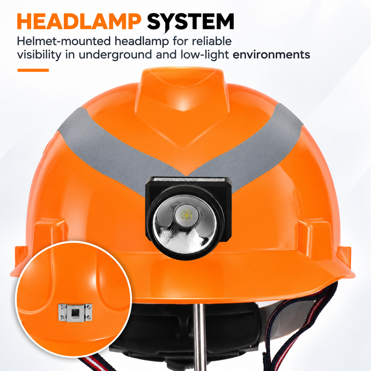 Casco de seguridad para servicios públicos subterráneos W-003L
