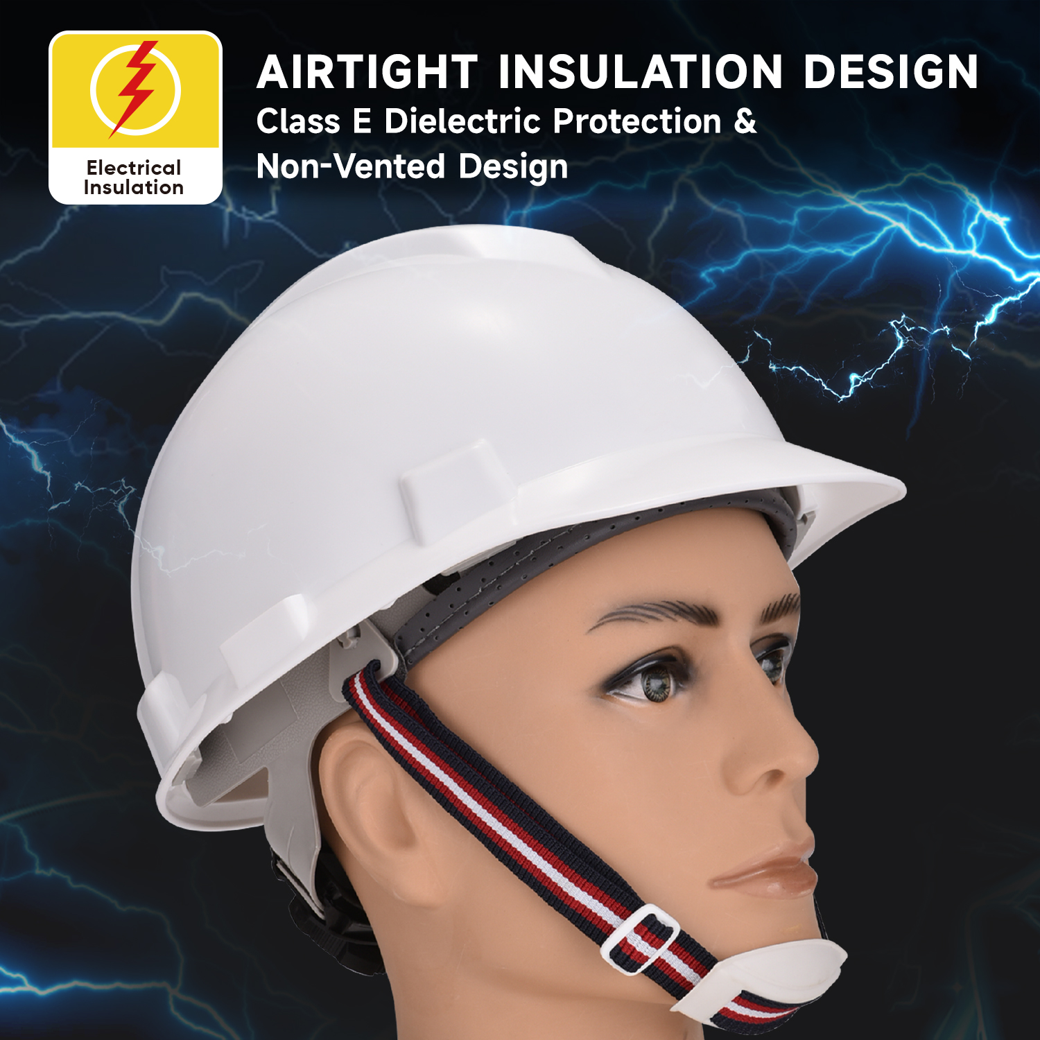 Casco de seguridad para construcción sin ventilación W-003