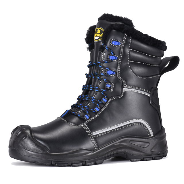 Botas de trabajo extremas impermeables para invierno Forro de lana natural Suela antideslizante Ice-Grip H-9550 IceShield Pro
