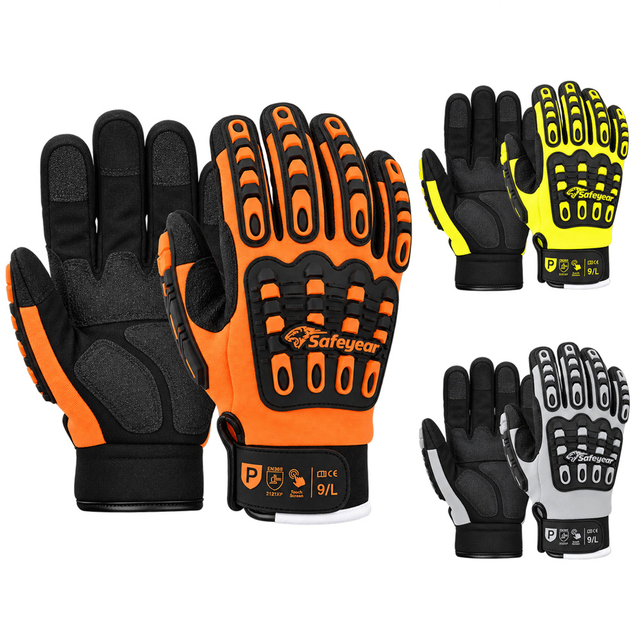 Guantes mecánicos de protección contra impactos FL-9001