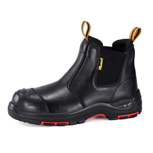 Botas de minería sin cordones con punta compuesta negra M-8025NBK