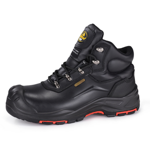 Botas de seguridad impermeables para petróleo y gas negras | Puntera de Composite M-8565
