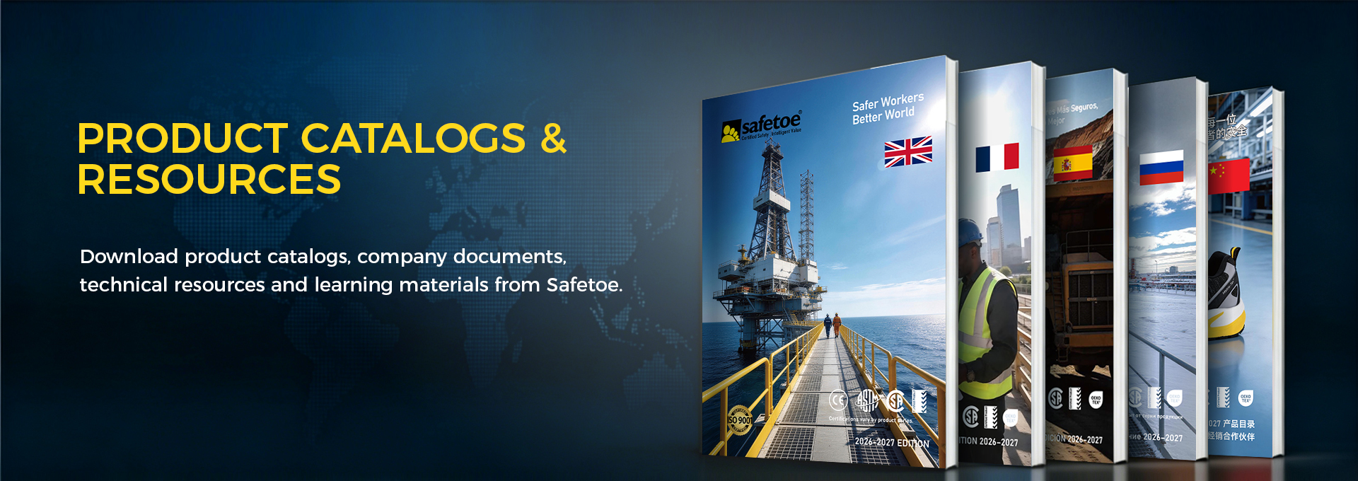 Safetoe product catalogs technical documents and safety footwear resources